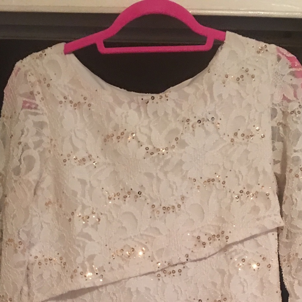 RONNI NICOLE Lace Sequin Dress